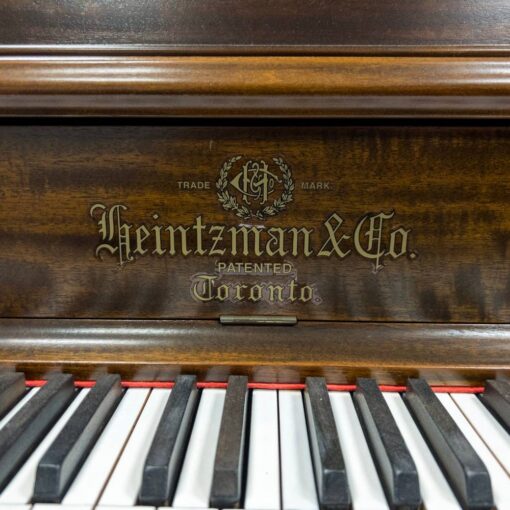 Used Heintzman O Satin Mahogany Upright Piano 2