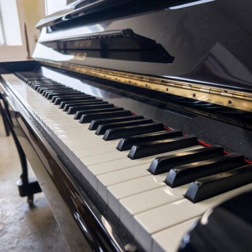 Used Karl Muller Upright Piano in Polished Ebony 2