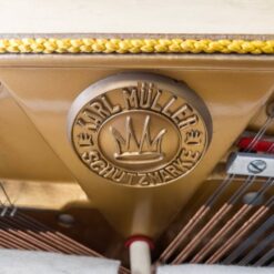 Used Karl Muller Upright Piano in Polished Ebony 5