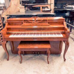 Used Mason and Risch Upright Piano in Polished Walnut
