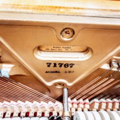 Used Mason and Risch Upright Piano in Polished Walnut Serial