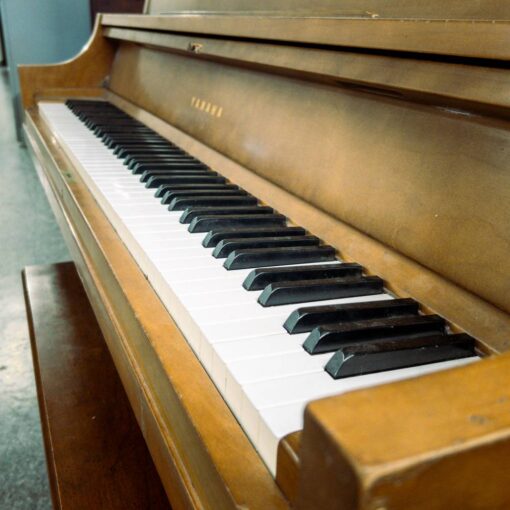 Used Yamaha P2 Upright Piano in Satin Walnut 1