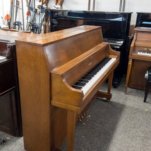 Used Yamaha P2 Upright Piano in Satin Walnut 9