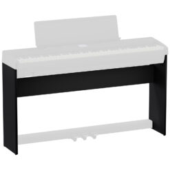 Image showing the FPE50 stand by Roland, with a ghosted image of the keyboard.