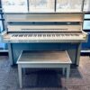 image of GS110 Seiler Upright Piano in Special Edition Grey Finish