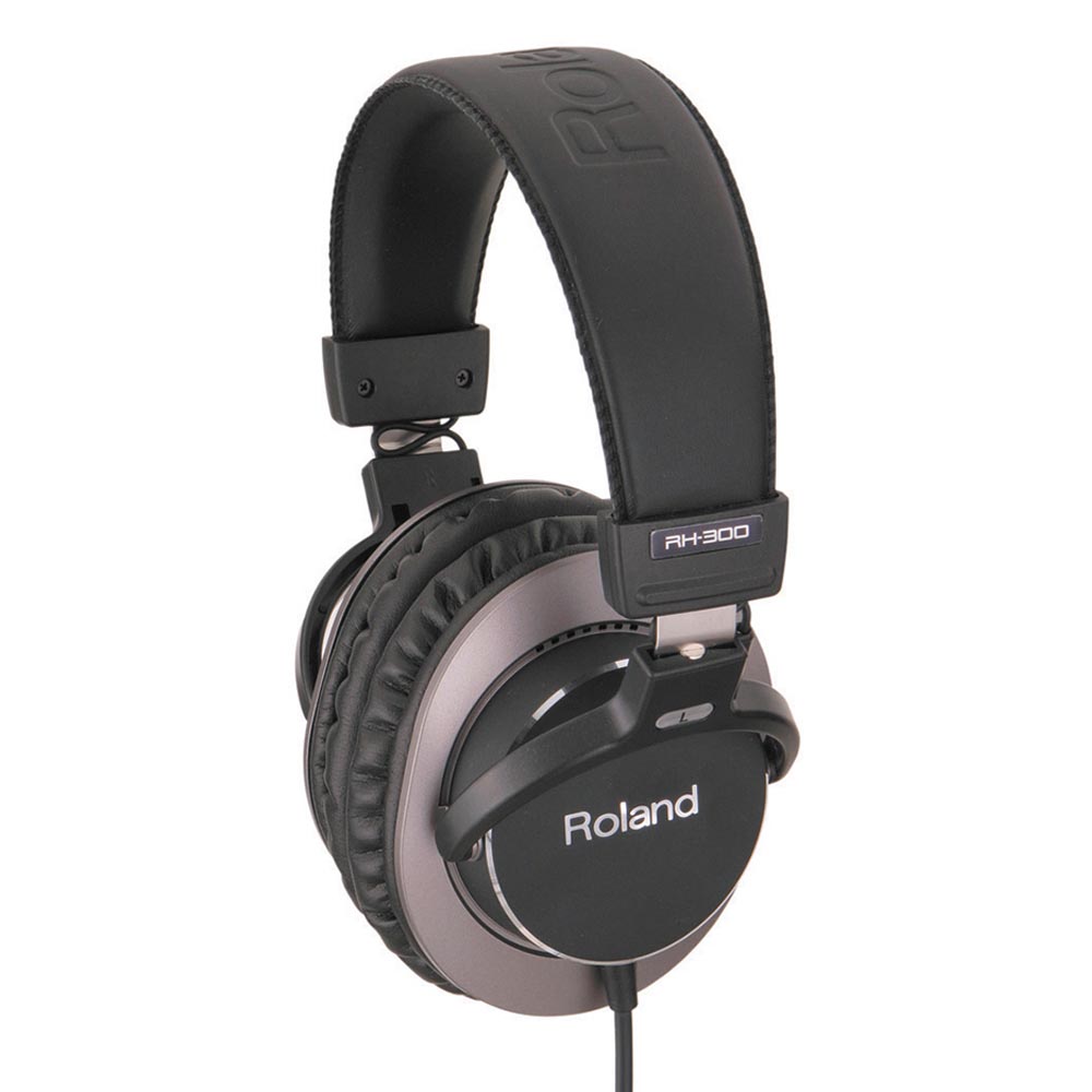 Image of RH300 Roland headphones in black.