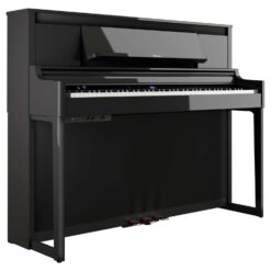 Image of the Roland LX-6 Digital Piano in Polished Ebony Finish