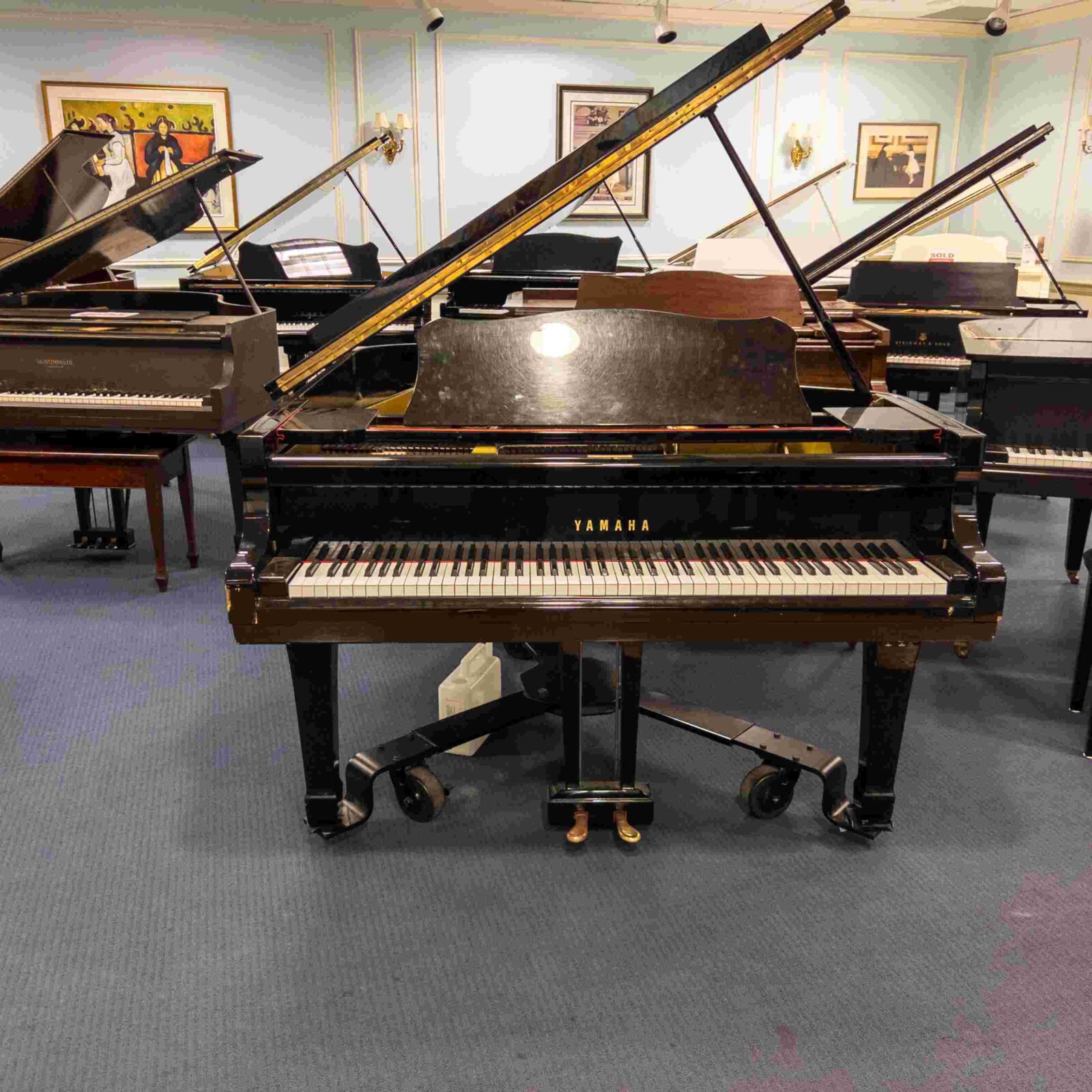 Yamaha G3 Grand Piano Front Angle