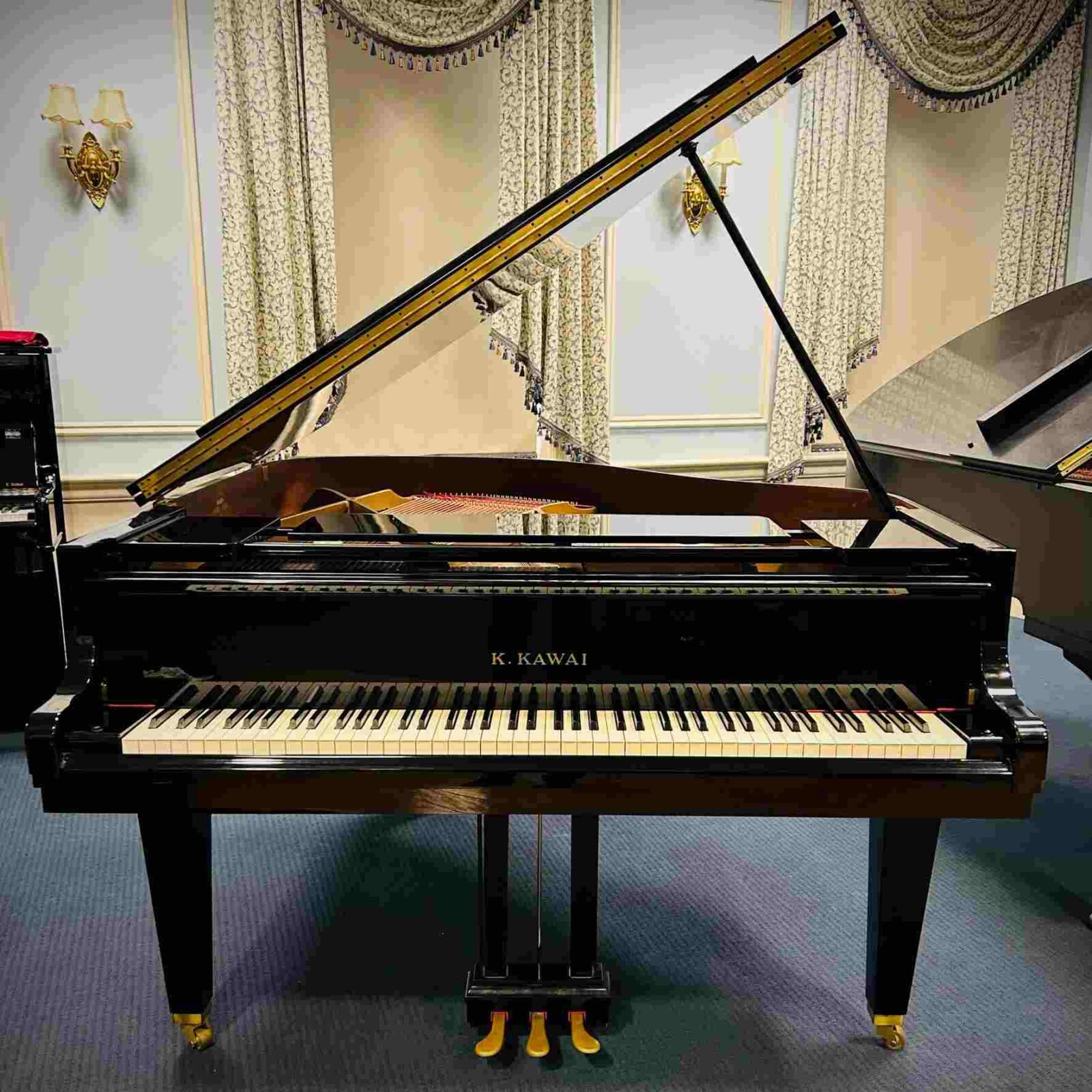 Kawai GE-30 Grand Piano Front Angle