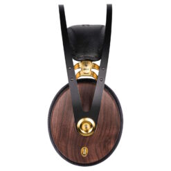 Meze 99 Classics Headphones in Gold and Walnut, Side Profile