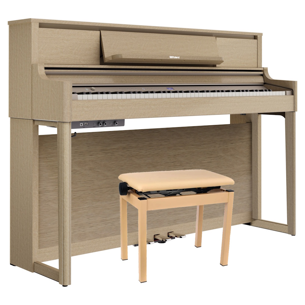 Roland LX5 Light Oak with Bench