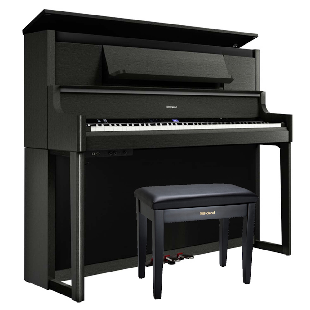 Roland LX9 Satin Black with Bench