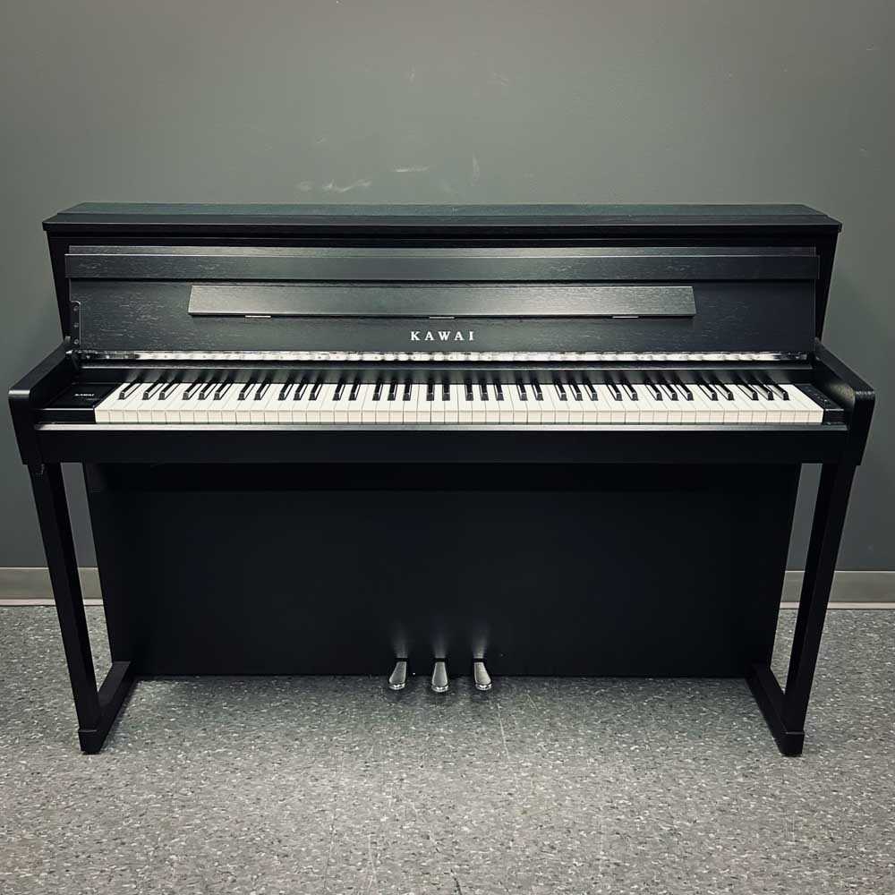 Kawai CA99 Black Satin Front Angle