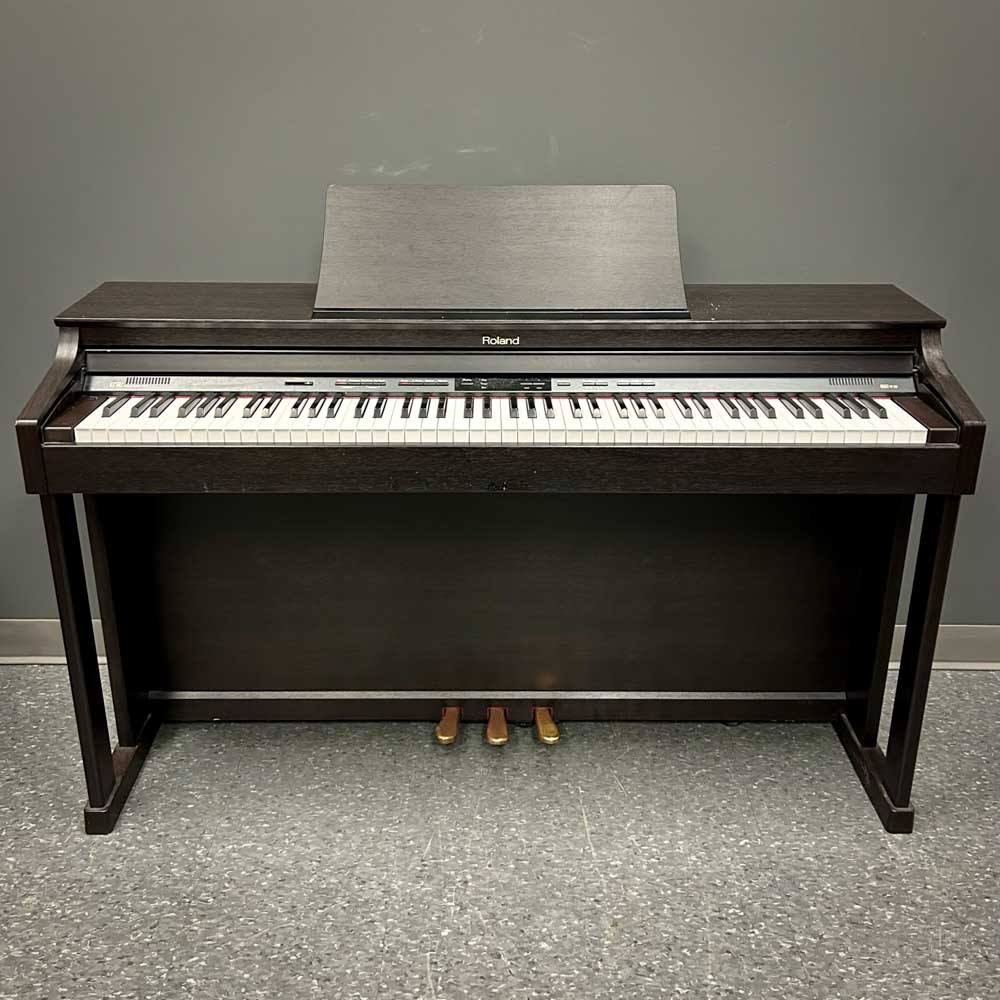 Roland HP302 Digital Piano Front Angle