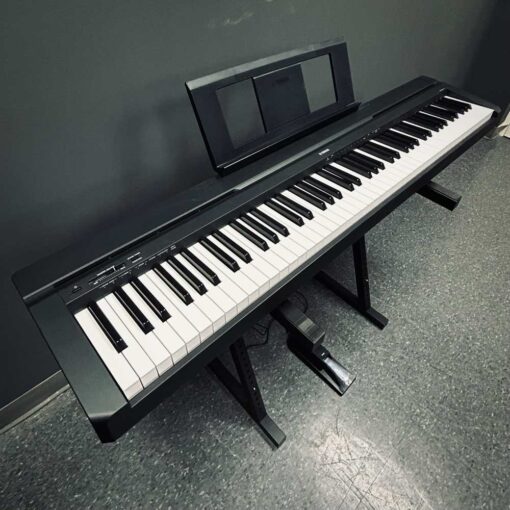 Yamaha P45 Digital Piano Left Angle