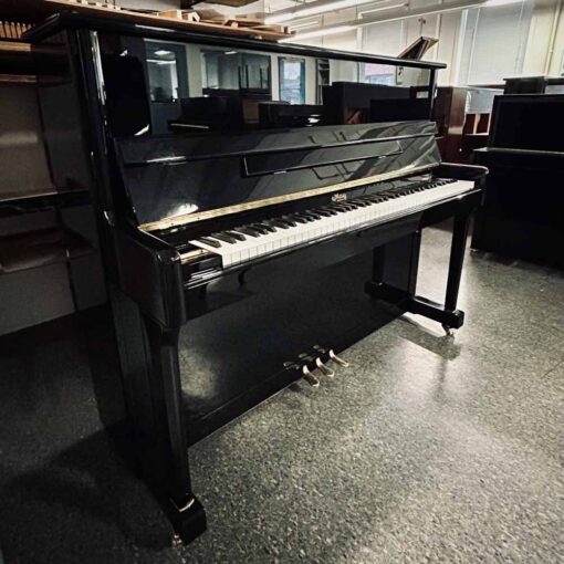 May Berlin M121T Upright Piano Left Angle