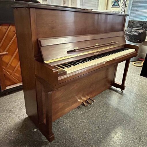 Weber W48 Upright Piano Left Angle