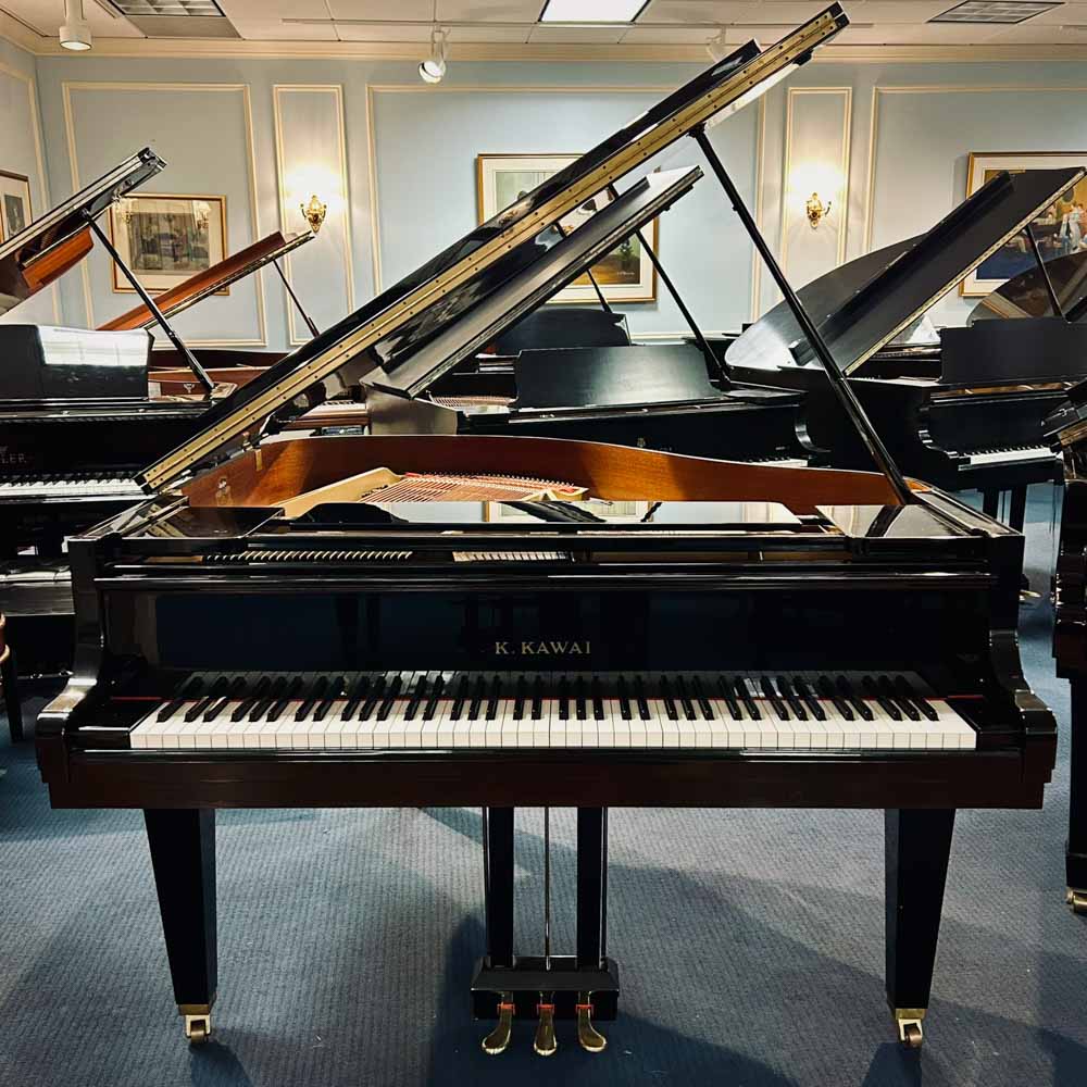 Kawai GE1A Grand Piano Front Angle