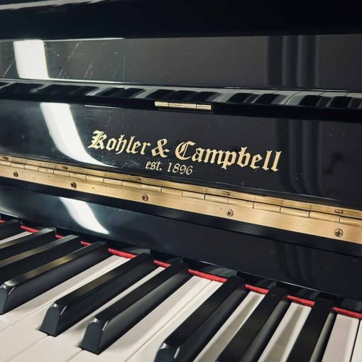 Kohler and Campbell KC121 Upright Piano Front Logo