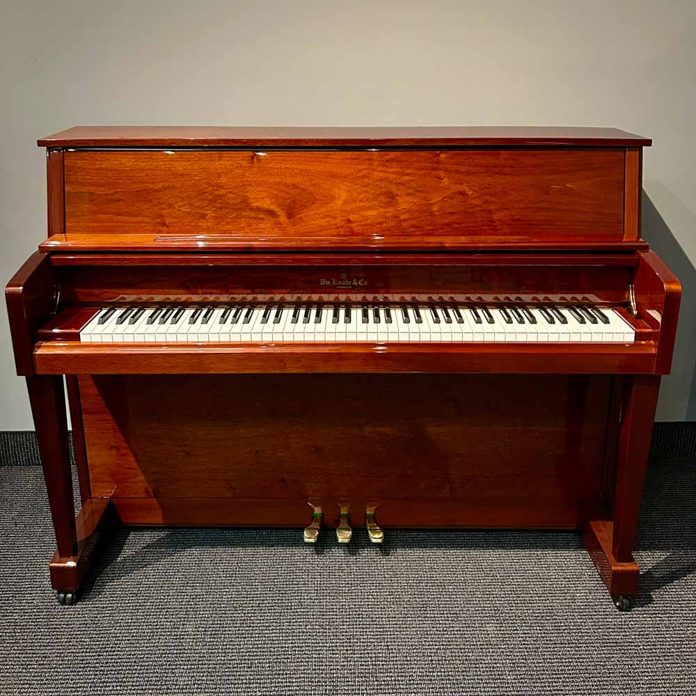 WM Knabe WMV245 Upright Piano Front Angle