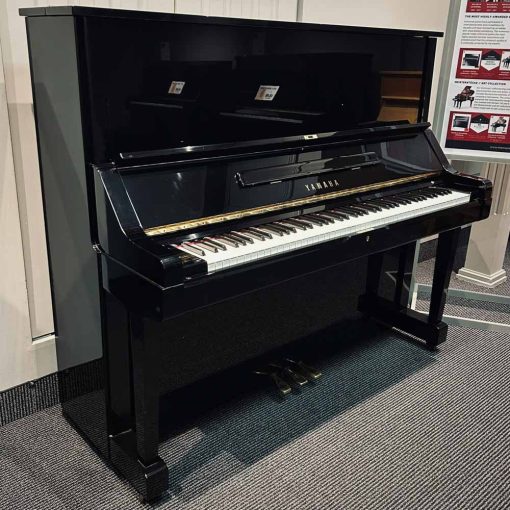 Yamaha UX Upright Piano Left Angle