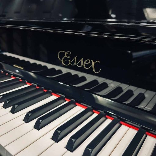 Essex EUP123 Upright Piano Front Logo