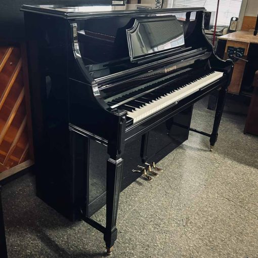 Heintzman 123 Upright Piano Left Angle