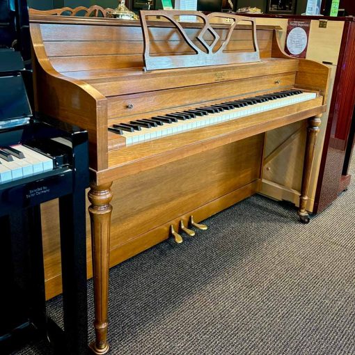 Mason and Risch Upright Piano Left Angle