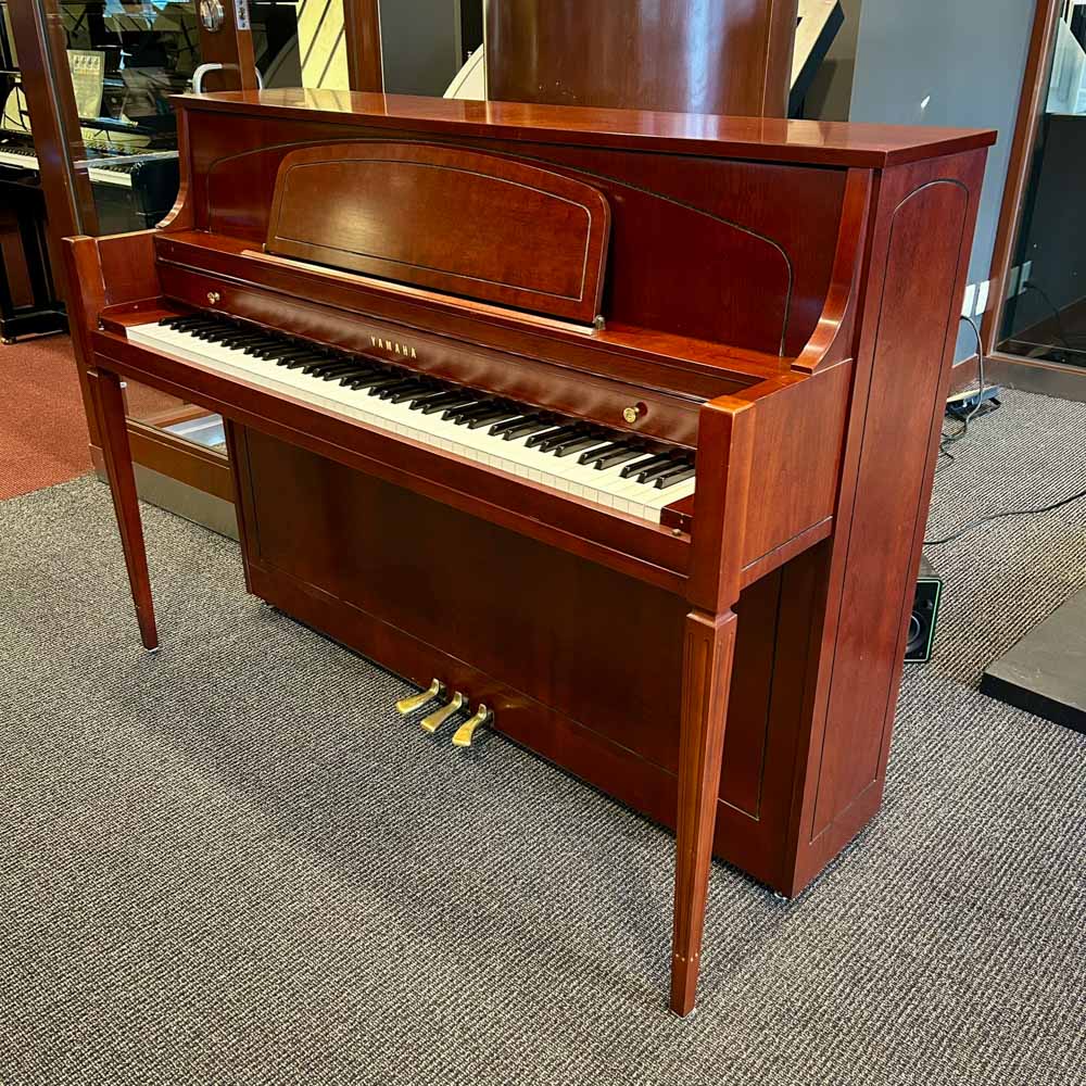 Yamaha M450 Upright Piano Right Angle
