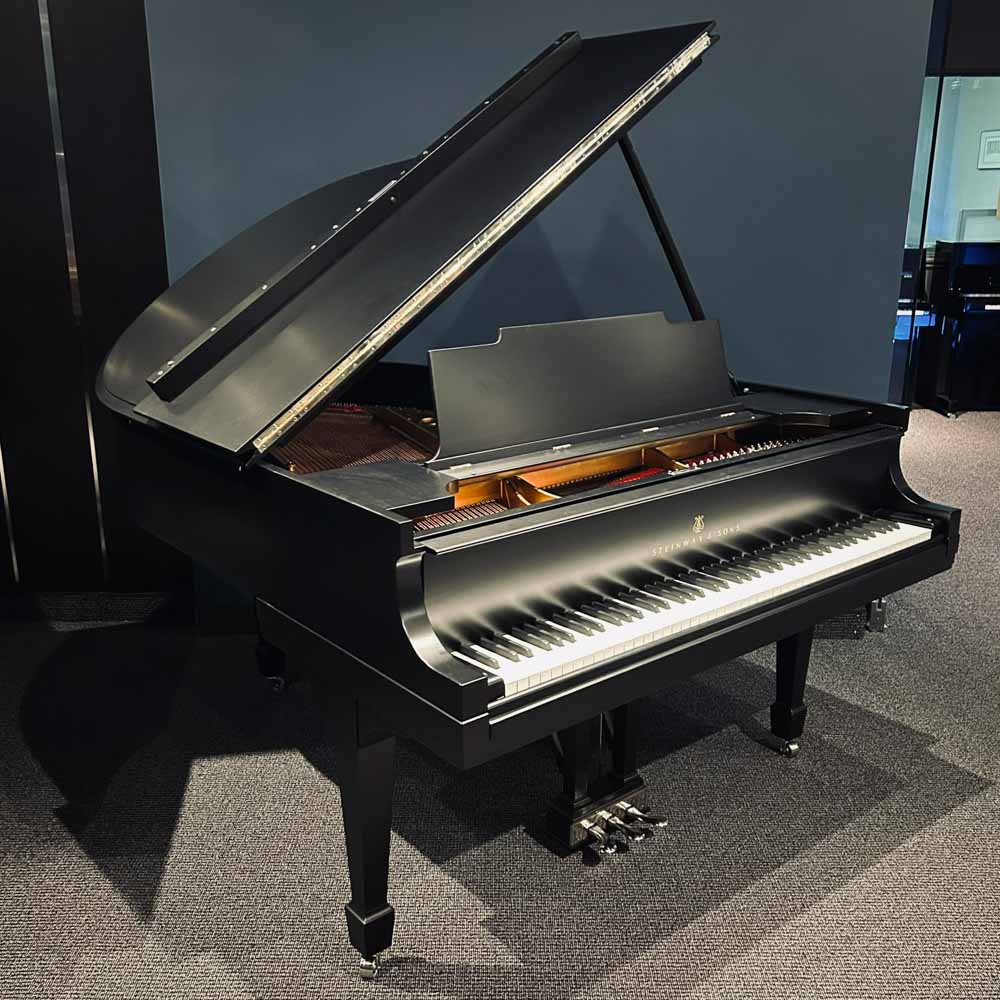 Steinway M Grand Piano Left Angle