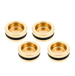 Piattino Upright Brass - R Caster Cups