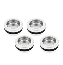 Piattino Upright Nickel - R Caster Cups