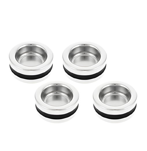 Piattino Upright Nickel - R Caster Cups