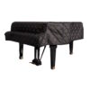 AmericanPianoCovers Black Quilted Grand Cover