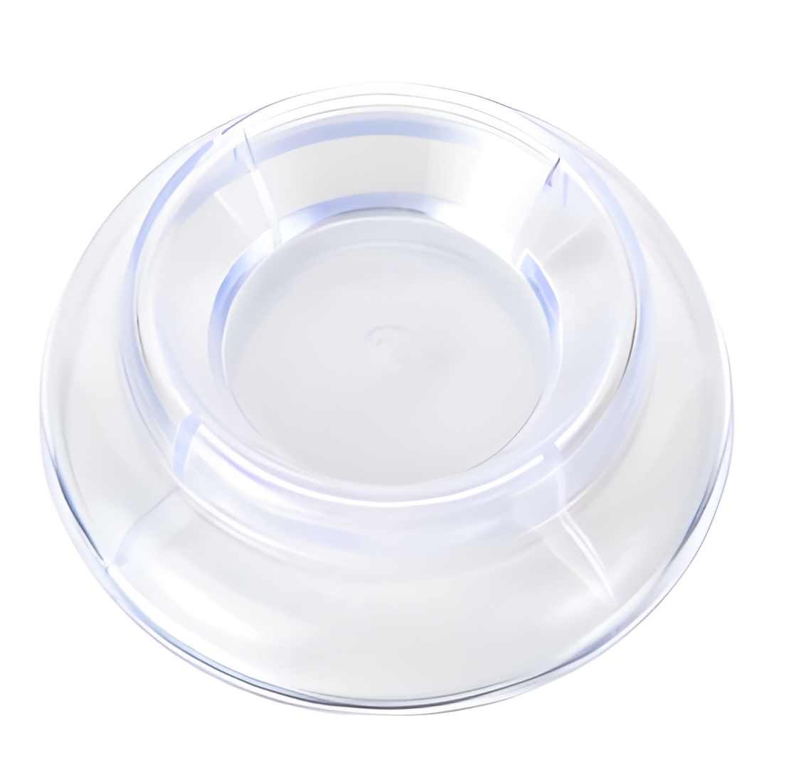 Upright Plastic Clear Caster Cups