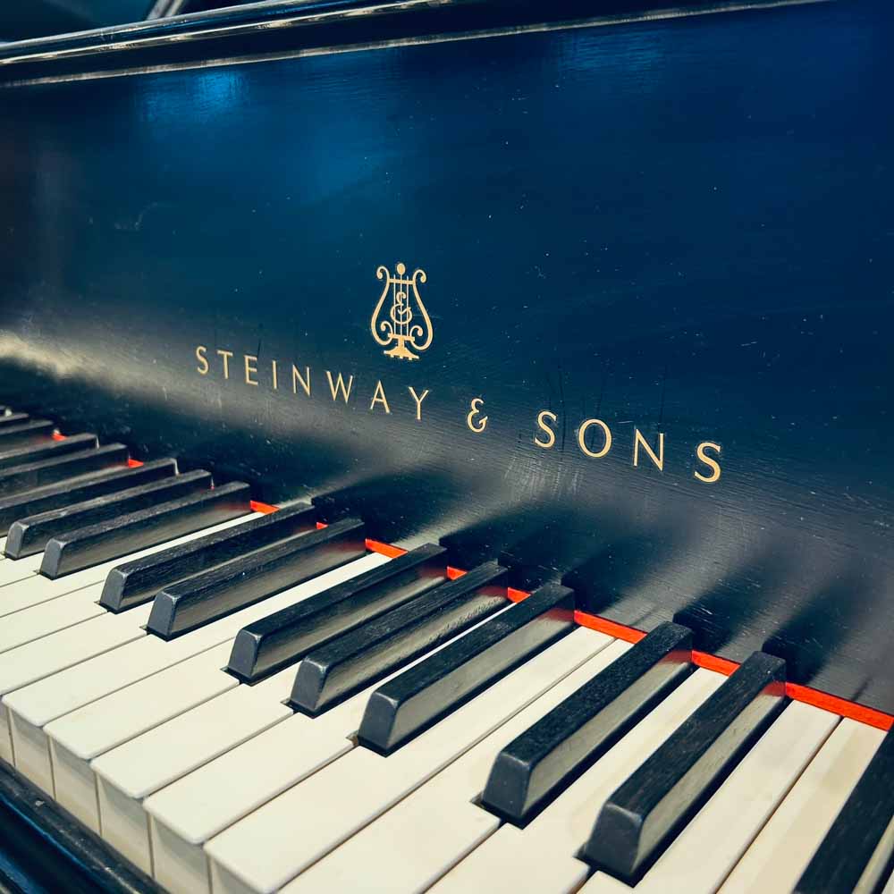 Steinway M Grand Piano Front Logo