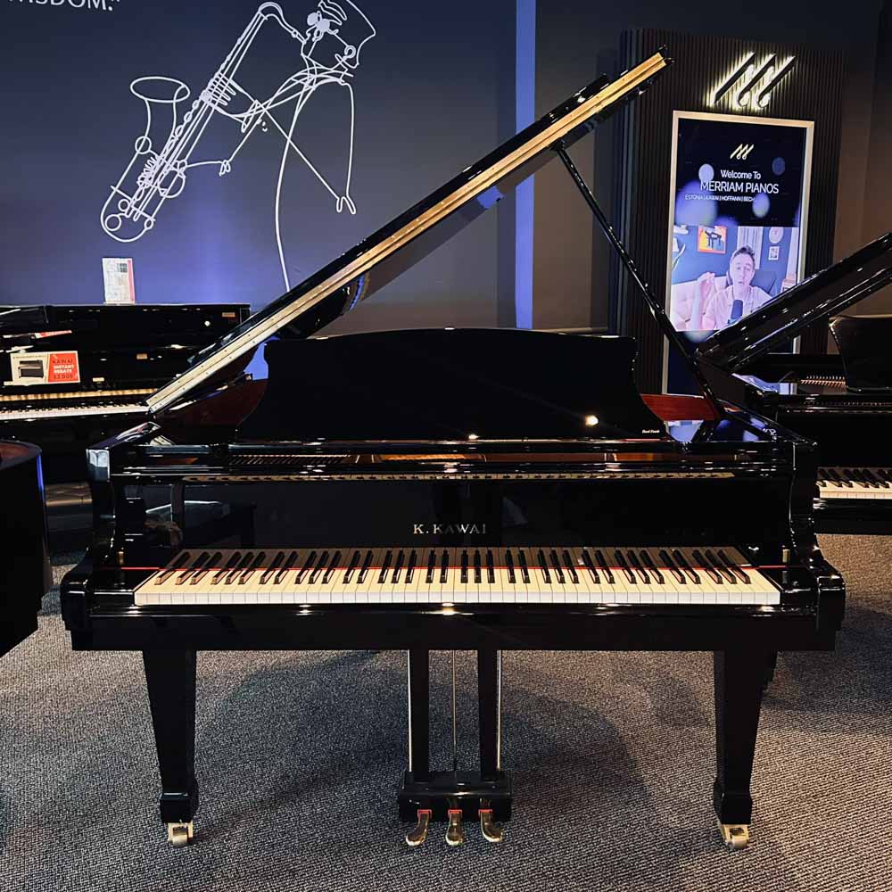 Kawai RX1 Grand Piano Front Angle
