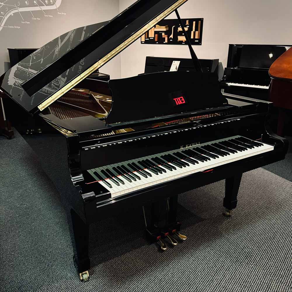 Kawai RX7 Grand Piano Left Angle
