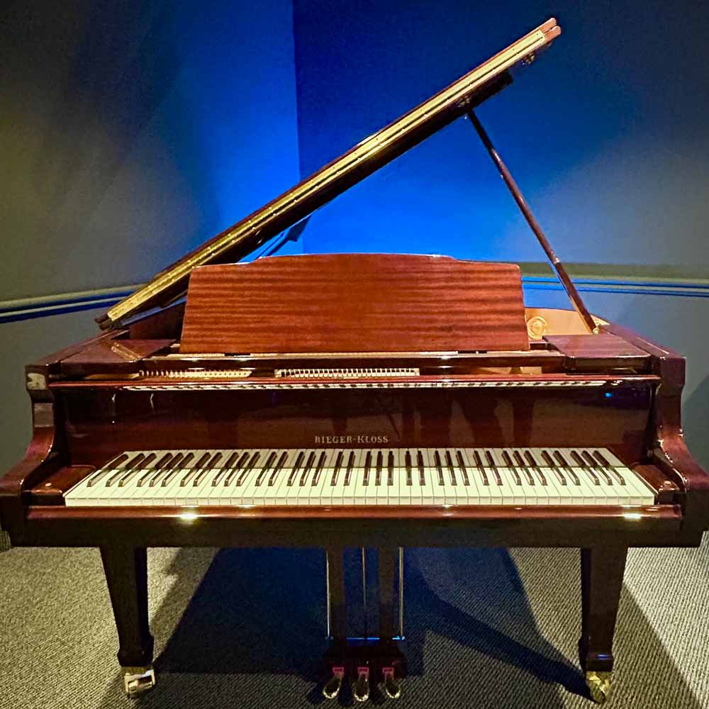 Rieger-Kloss 185 Grand Piano Front Angle